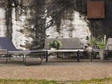 Muubs, Riva, Sofa, Polyrattan, Metal, Valnød, Sort, L: 152 H: 80 D: 74 cm