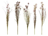 Ib Laursen, Kunstige blomster, Rosa, Plastik, L: 50 cm