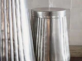  House Doctor, Sadei opbevaringskrukke, sølv, aluminium, h:21 d:15