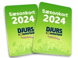 4 sæsonkort til Djurs Sommerland