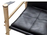 Nobel Safari stol fra Cinas - sort læder