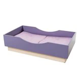 Stor lilla magnettavle + dukkeseng fra Sebra