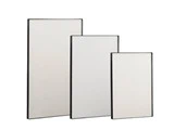 Villa Collection, Spejl Sæt af 3, sort, jern