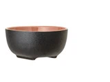 Bloomingville, Sienna skål, Orange, Sort, Stentøj, D:7,5 x H:2,5 cm