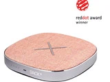 CHARGEit powerbank og trådløs oplader fra SACKit - Rose