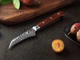 5 stk Shāpu kokkeknive  i japansk damaskusstål