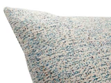 Hübsch, Speckle, Pude, Blå, Sand, Kanvas, Polyester, L:60 x B:60 cm