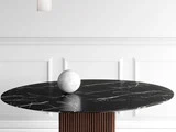 dk3 Spisebord, model Ten marmor (udstillingsmodel)