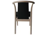 4 stk. Dansk design stol i bøg med sort læder