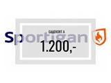 Gavekort på kr. 1.200 til Sportigan Thisted/Hurup