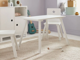Kids concept, Bord, Hvid, Bøg, MDF, L:58 x B:40 x H:45 cm