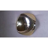 Trekantet Stelton lysestage i kobber