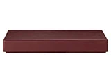 Stor bordeaux Theca box i 100% gedeskind fra AYTM - 32x23,5 cm