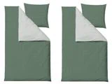 Sødahl sengetøj Forget-me-not green 220 cm - 2 sæt