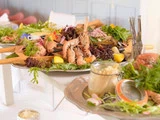 Gourmetophold med vinmenu for 2 personer på Tambohus Kro & Badehotel