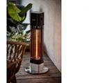 Terrassevarmer 1200 watt Sort/Sølv 