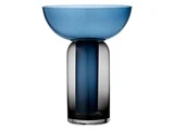 TORUS vase i navy fra AYTM - H: 33 cm