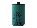  Design Letters, ToGo termokop, grøn, rustfrit stål, 350 ml