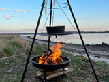 Tripod Hængegrill m/bålfad
