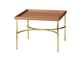AYTM, UNITY bord, oak/gold, stål/egetræ, L52,5xW52,5xH38