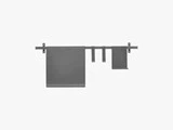 Virar reol i jern fra House Doctor - l: 80 cm, w: 10.5 cm, h: 35 cm