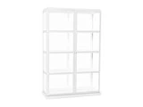 HÜBSCH VITRINESKAB - SORT, HVID ELLER GRÅ