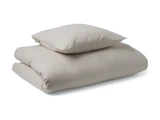 FLEXA, DAWN, Junoir, Sengelinned, Warm grey, Bomuld, B:100 x L:140 cm
