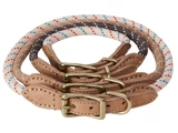 OYOY Zoo, Perry, Hundehalsbånd, Caramel, Nylon, Læder, Medium, Dia:0,8 x L:57 cm