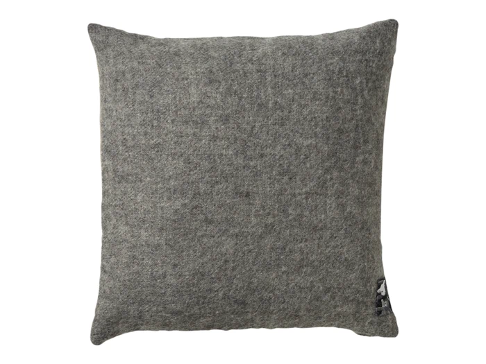 Silkeborg Uldspinderi, Gotland, Pude, Nordic Grey, 100% Pure Wool, L:50 x B:50 cm