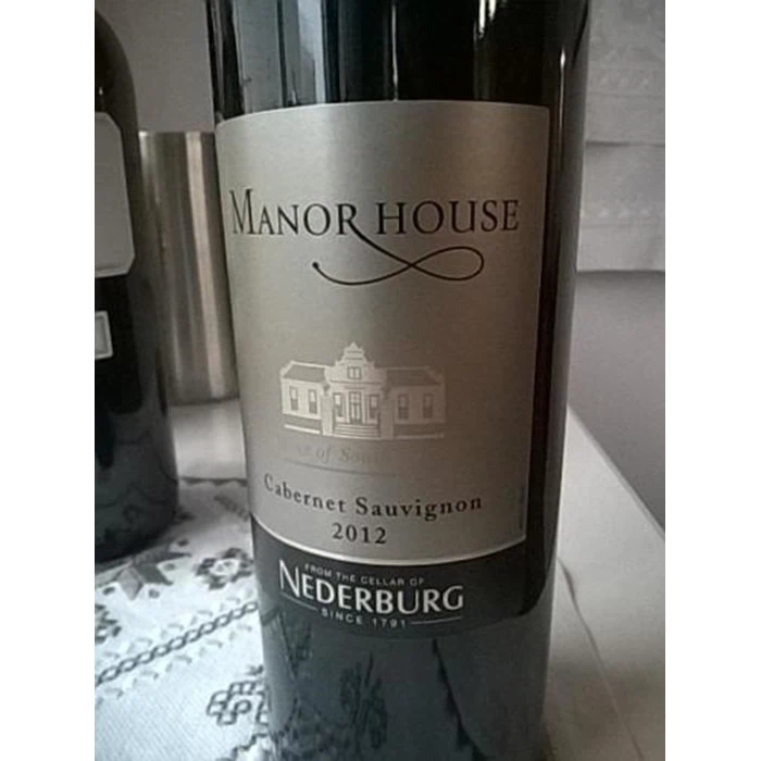 6 flasker Nederburg - Manor House Cabernet Sauvignon 2012 fra Føtex I Hjørring