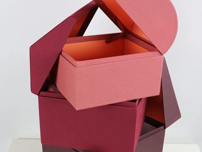 3 forskellige Bordeaux Pynte/opbevaringshuse design MENU