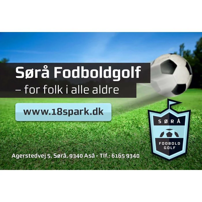 Gavekort på 500 kr. til Sorå Fodboldgolf - Nordjylland