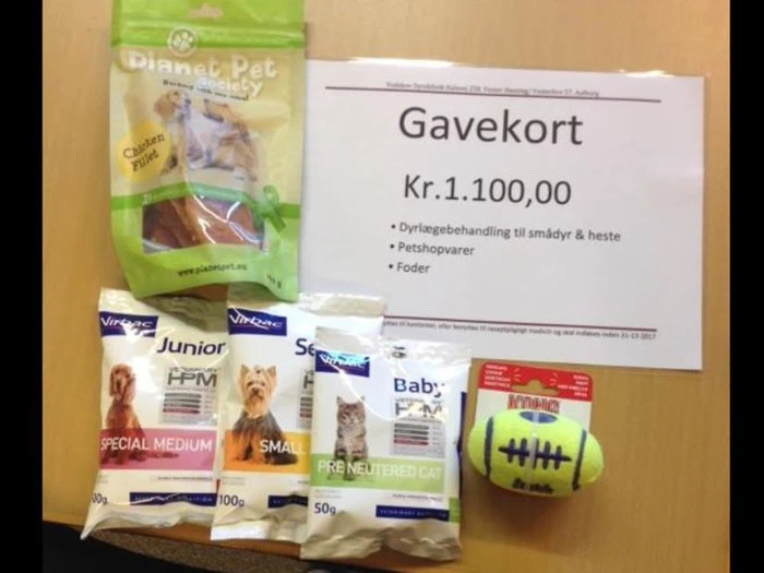 Gavekort til Vodskov Dyreklinik
