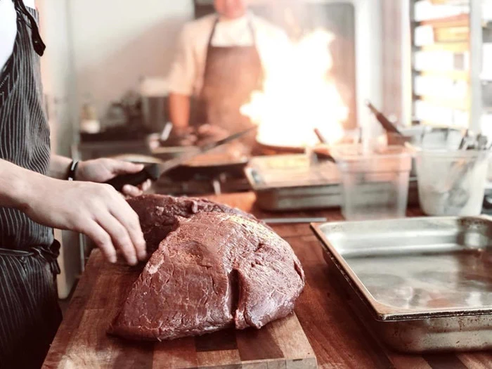 2-retters menu for 4 personer på Huset Poulsen i Herning