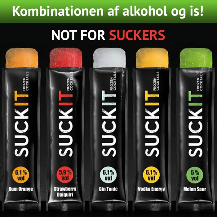 500 suckit alkohol-is til festen fra Boozyice.com