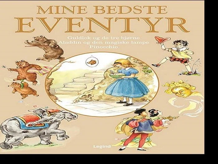 4 fantastiske flotte store indbundet eventyrbøger