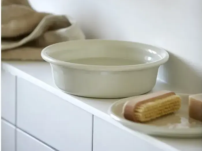 Zone Denmark, Inu, Håndspa, Vaporous Green, Emaljeret metal, 1Liter, Dia:22 x H:7,1 cm