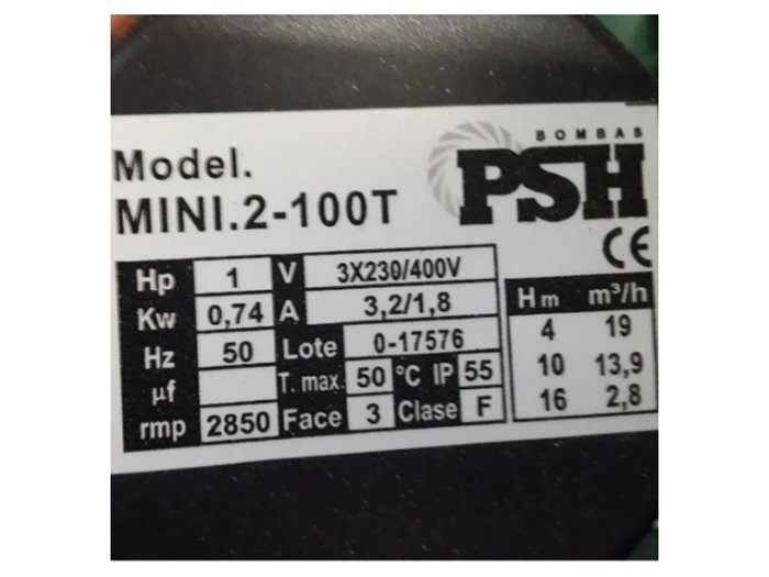 1 HK Cirkulationspumpe til swimmingpool, ubrugt – udstillingsmodel