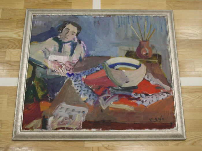 Maleri af Evgenij Klenø fra Gunners Glas