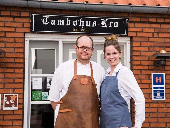 5-retters Gourmetophold for 2 på Tambohus Kro & Badehotel med udsigt udover Limfjorden