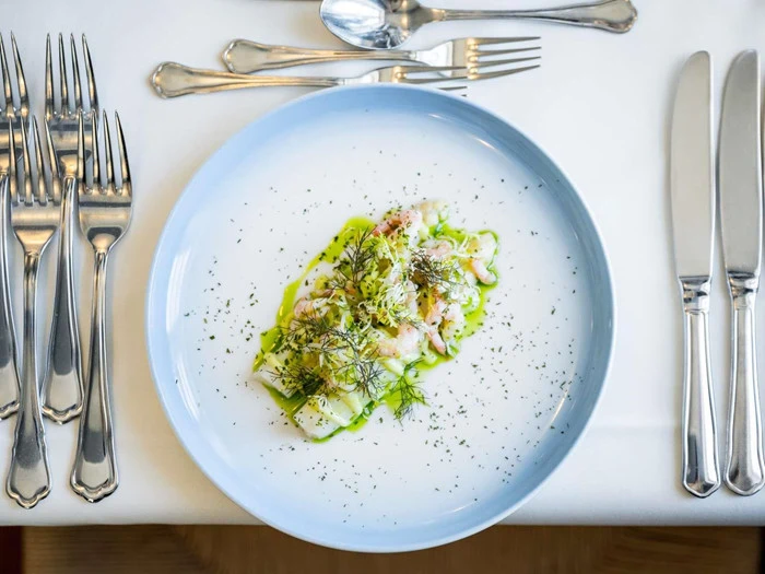 5-retters Gourmetophold for 2 på Tambohus Kro & Badehotel med udsigt udover Limfjorden