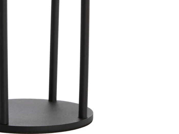 Light & Living, ISALO, Bordlampe LED, Sort, Metal, Ø:13 x H:28 cm