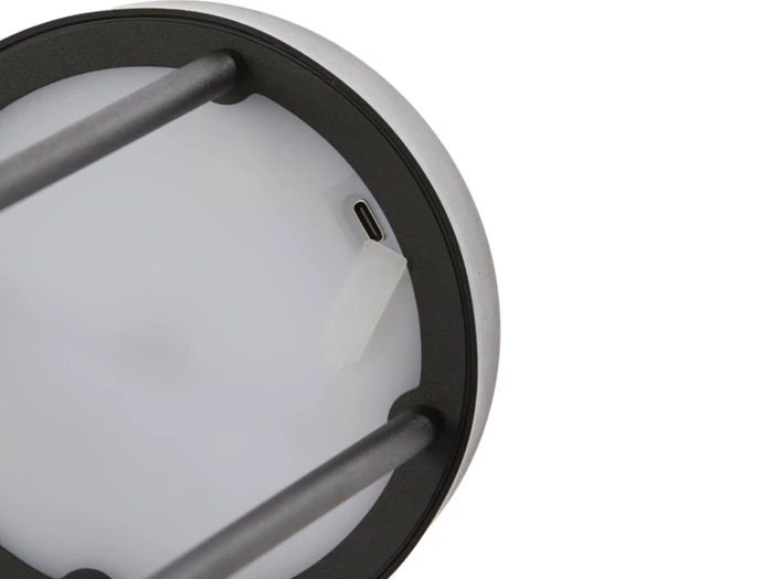 Light & Living, ISALO, Bordlampe LED, Sort, Metal, Ø:13 x H:28 cm