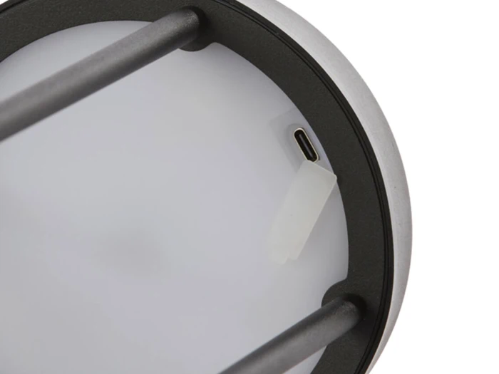 Light & Living, ISALO, Bordlampe LED, Sort, Metal, Ø:13 x H:50 cm