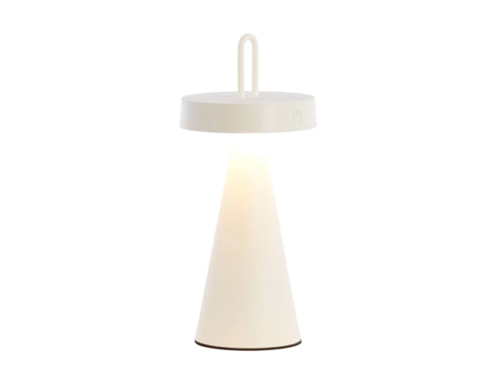 Light & Living, ANKENTA, Bordlampe LED, Creme, Metal, Ø:13 x H:28,5 cm