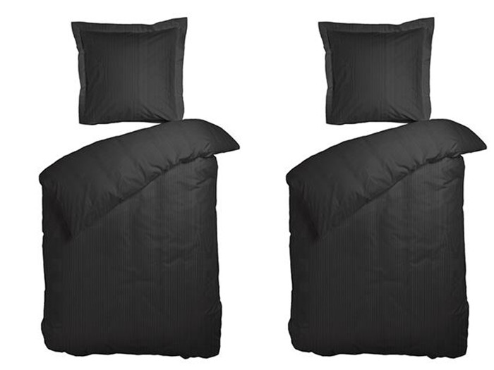 Sengesæt Raie - Black 140*200 - 76061215