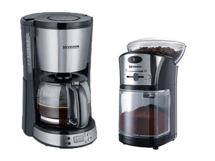 Serverin kaffemaskine & kaffekværn