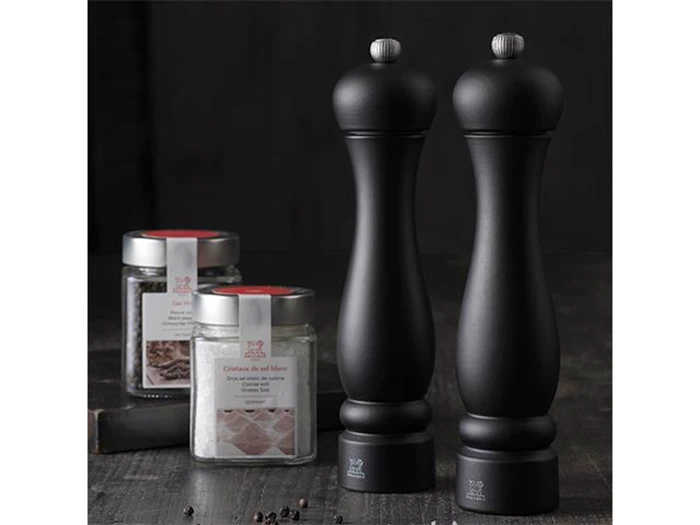 Peugeot Clermont salt og peberkværne - sort