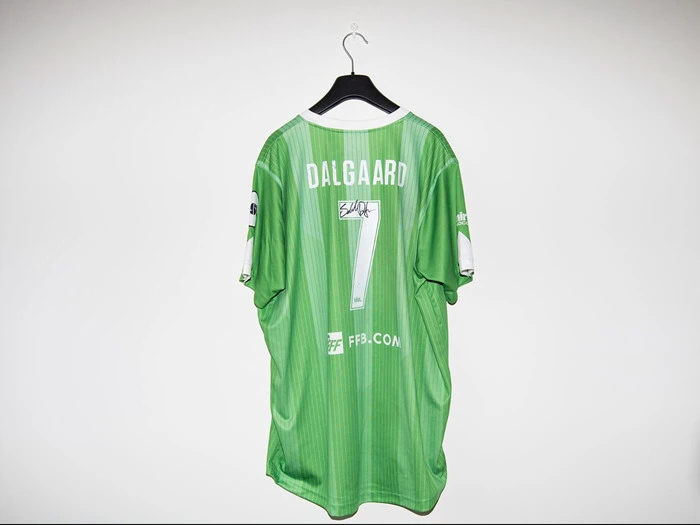 Sebastian Dalgaard's match worn-trøje fra Oklahoma City Energy's 2015-sæson