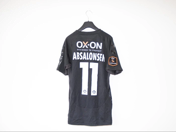 Johan Absalonsen's match worn-trøje fra SønderjyskE's 2016-17-sæson